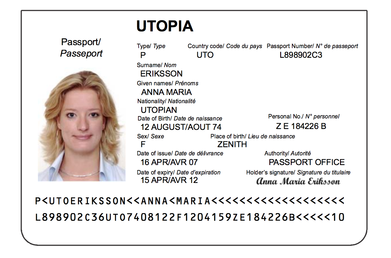 Passport Template